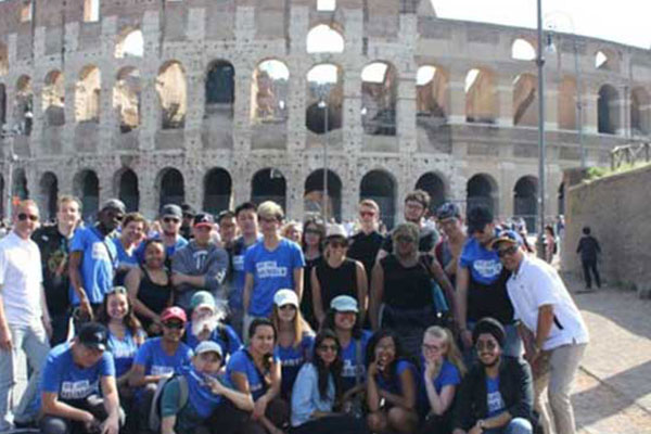 students in Rome