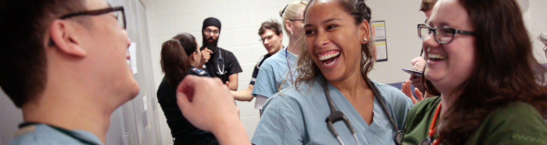 Two Nurses smiling