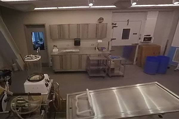 embalming lab